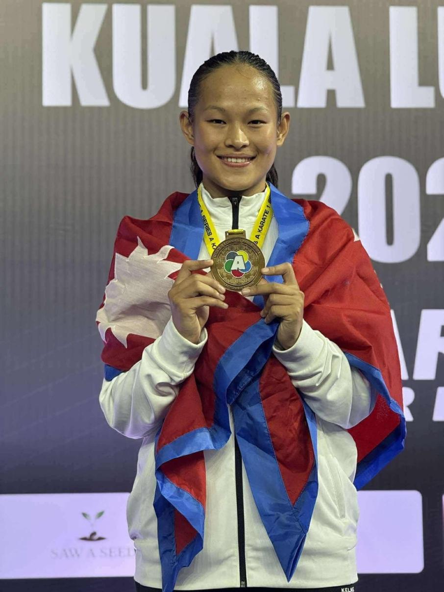 मलेसियाको क्वालालम्पुरमा एरिकालाई स्वर्ण पदक